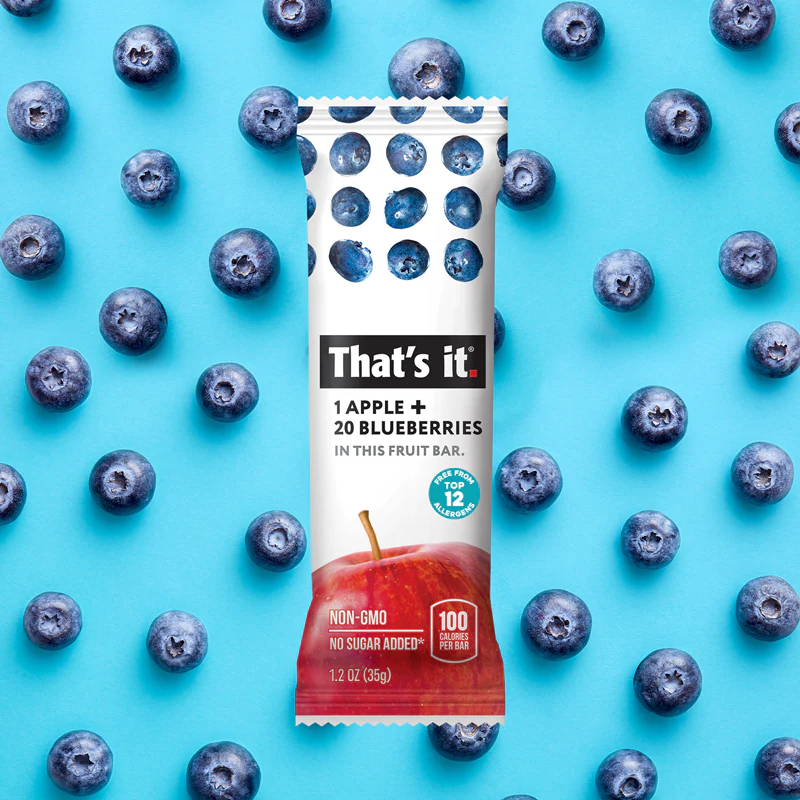 Best Sellers Fruit Bar Variety Pack - Blueberry, Cherry, Fig, Mango & Strawberry (20 Bars) - Image 5
