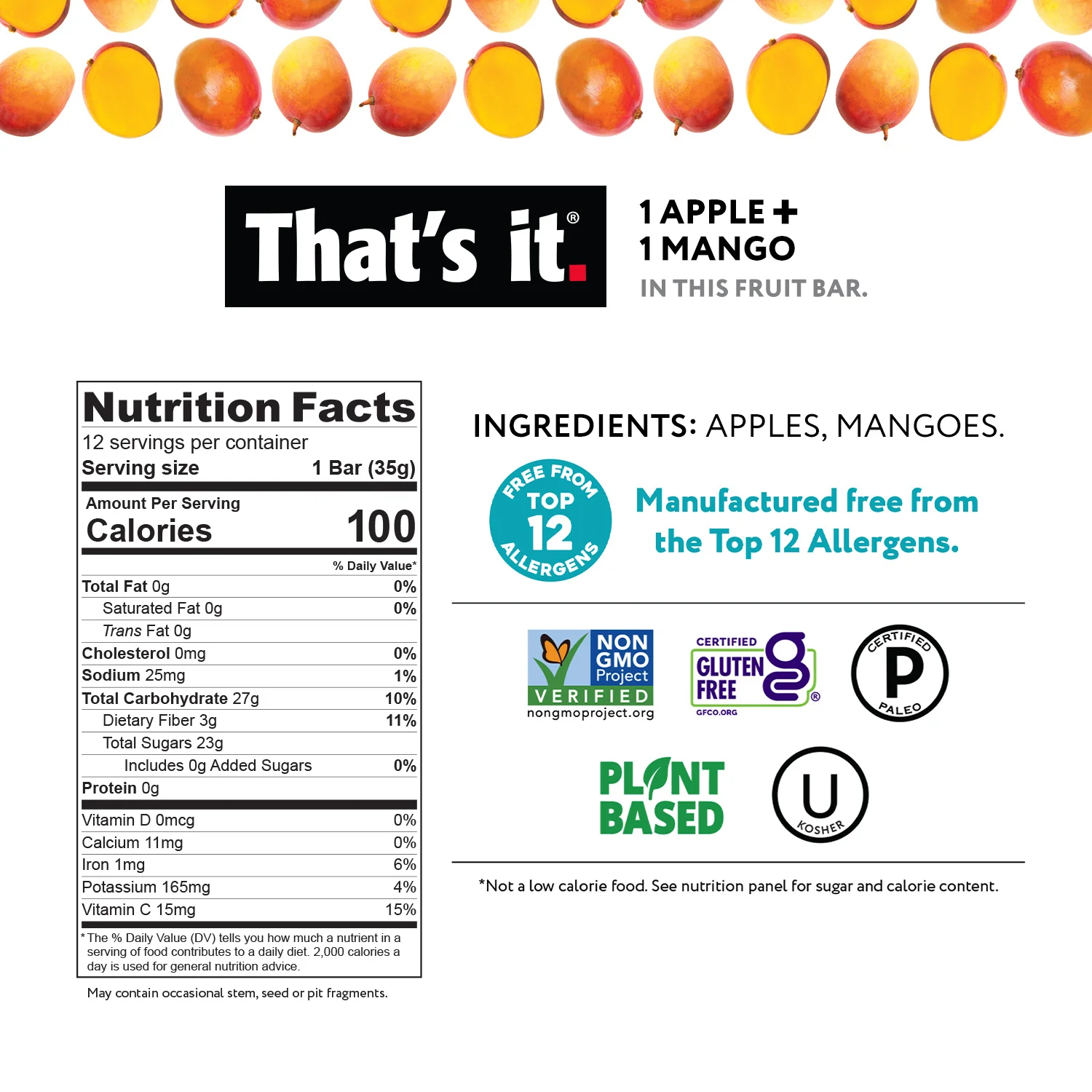 Best Sellers Fruit Bar Variety Pack - Banana, Cherry & Mango (36 Bars) - Image 6