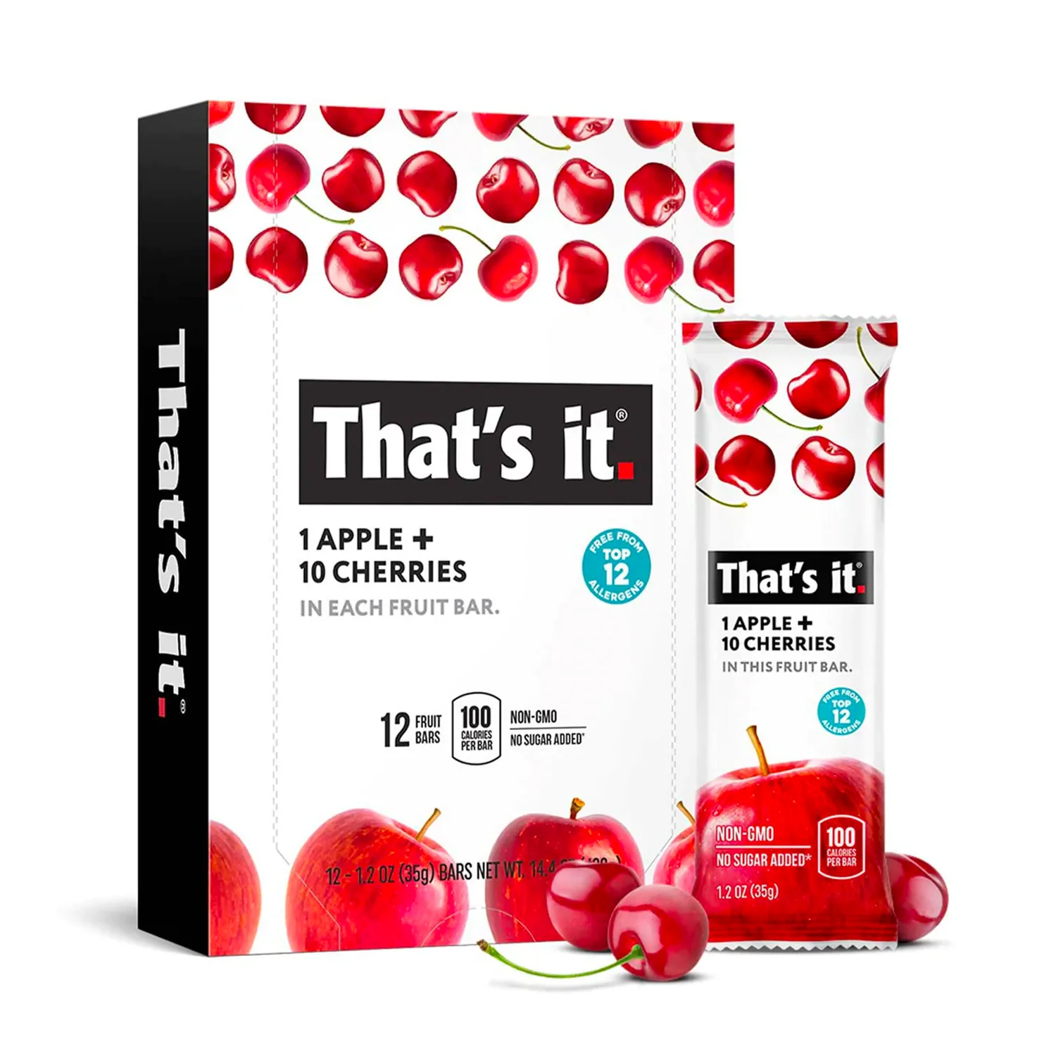 Best Sellers Fruit Bar Variety Pack - Blueberry, Cherry, Mango & Strawberry (48 Bars) - Image 10