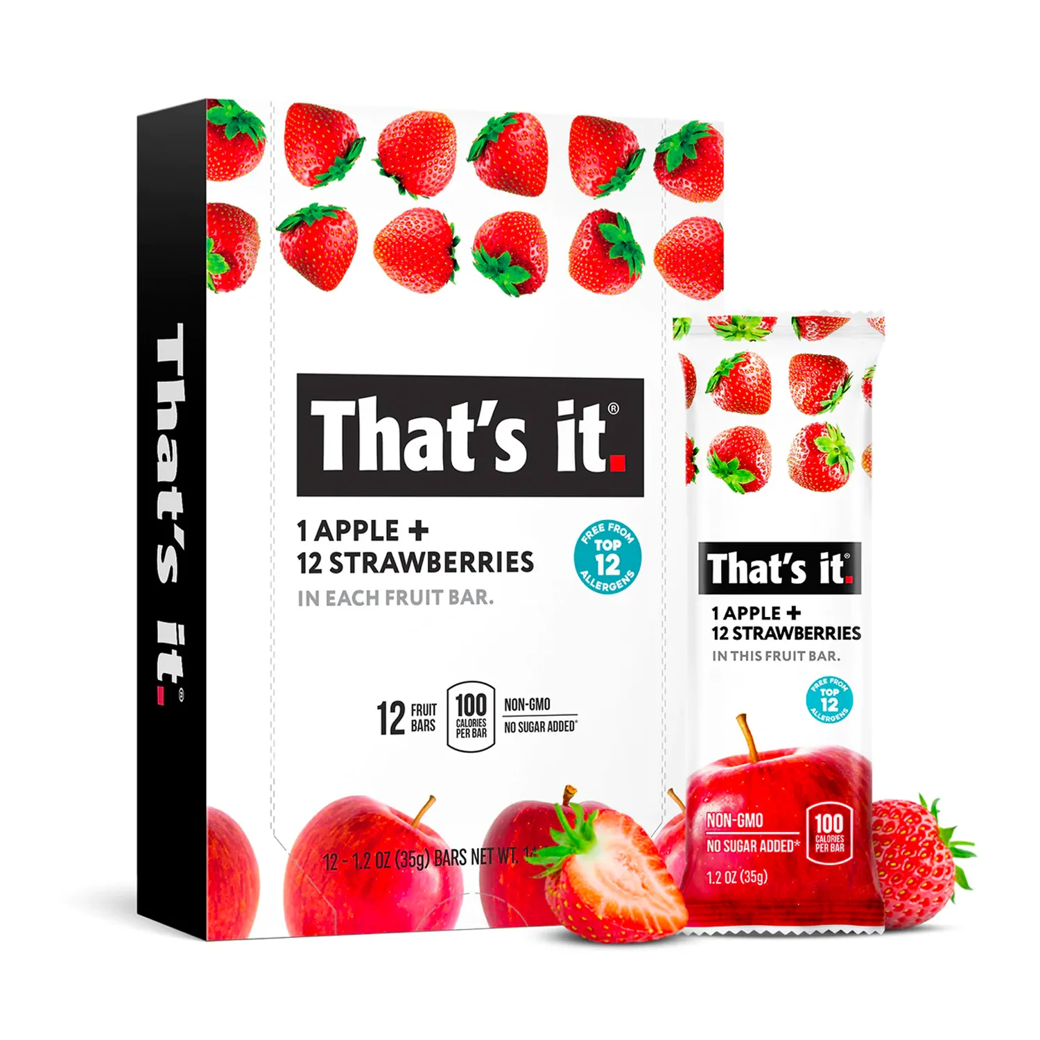 Best Sellers Fruit Bar Variety Pack - Blueberry, Cherry, Mango & Strawberry (48 Bars) - Image 7