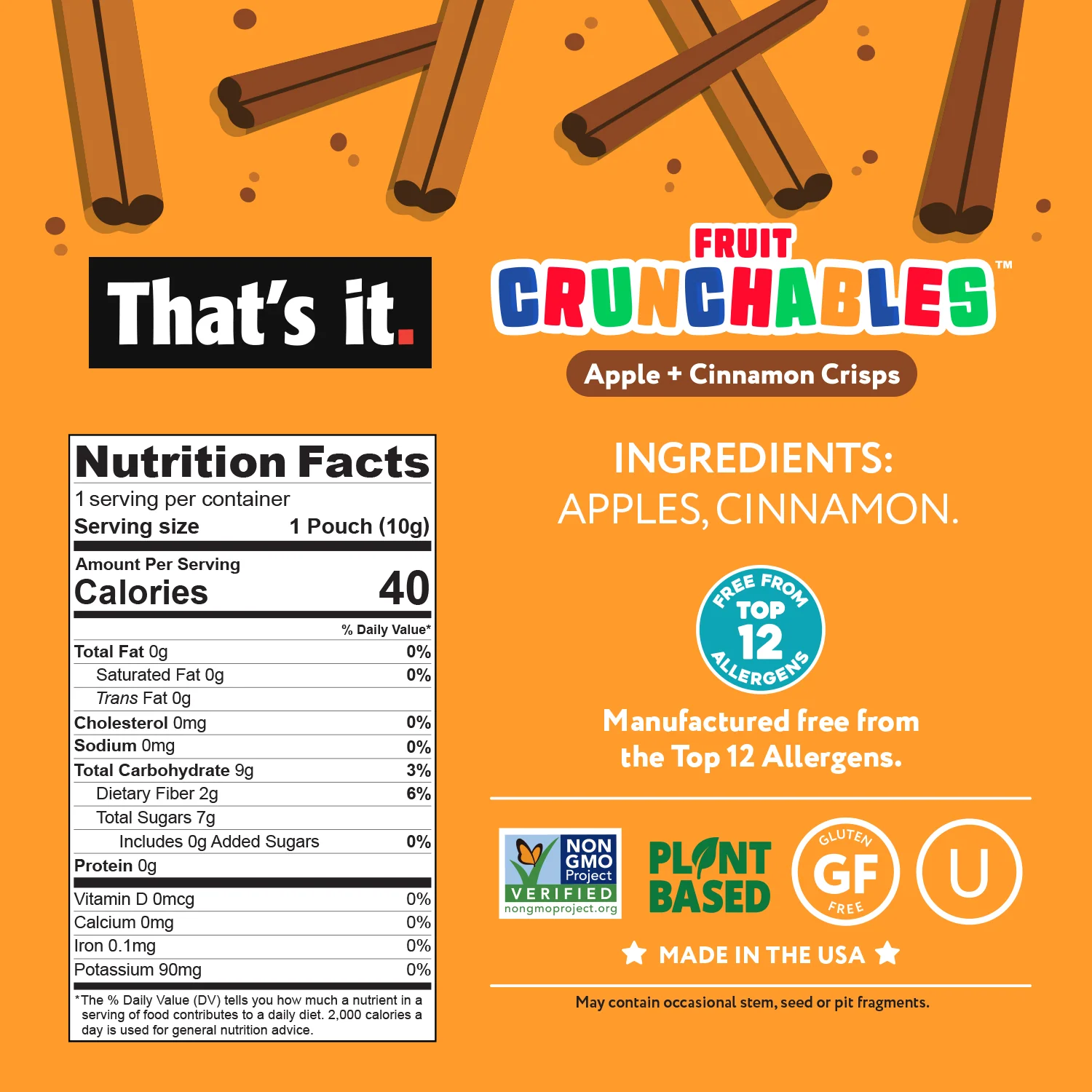 Cinnamon Fruit Crunchables & Bar Bundle Box - Image 10