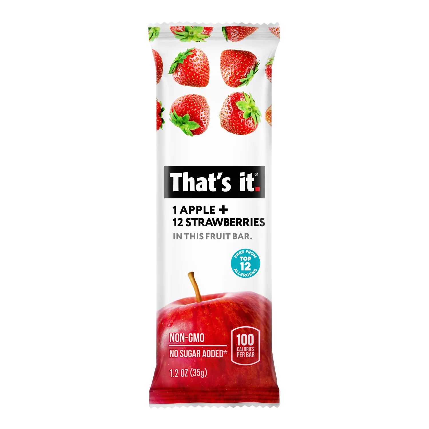 Fruit Bar Variety Pack - Strawberry & Blueberry (12 Bars) - Image 3