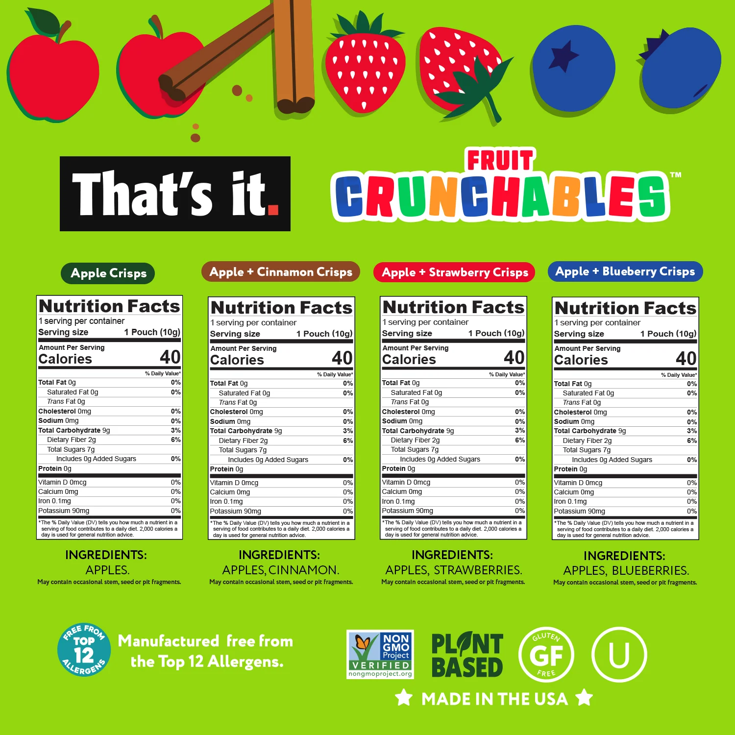 Fruit Crunchables & Mini's Variety Bundle Box - Image 6