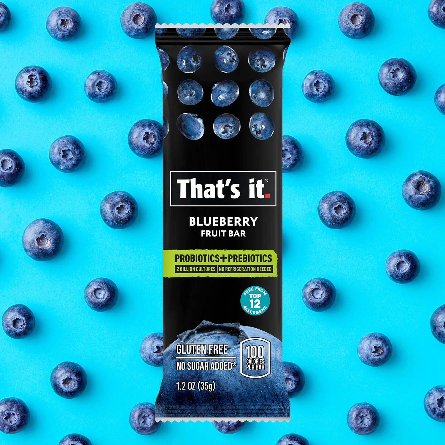 Probiotic Fruit Bar Variety Pack - Blueberry & Mango (12 Bars) - Image 6