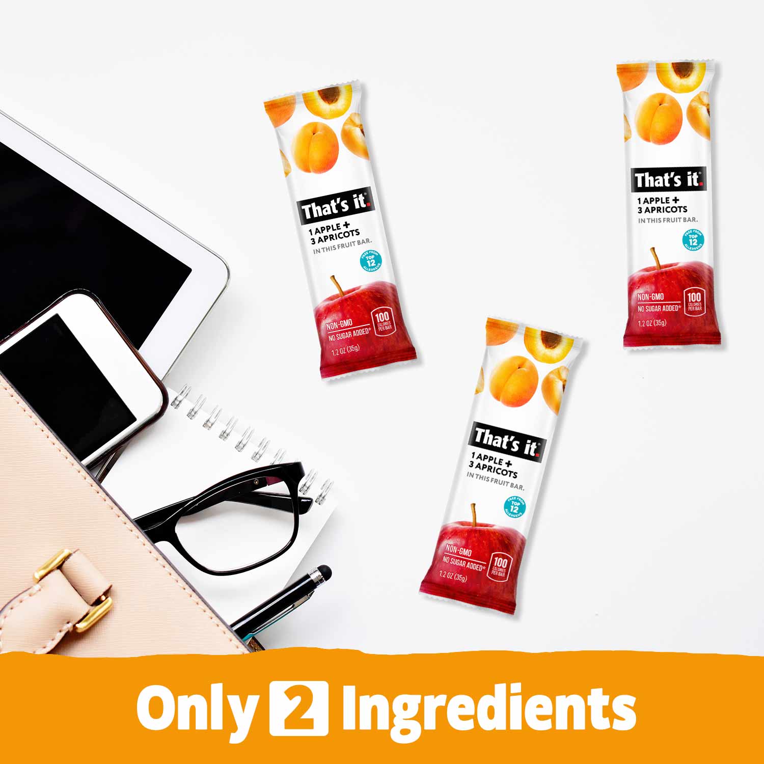 Fruit Bar Variety Pack - Apricot, Pear & Pineapple (36 Bars) - Image 3