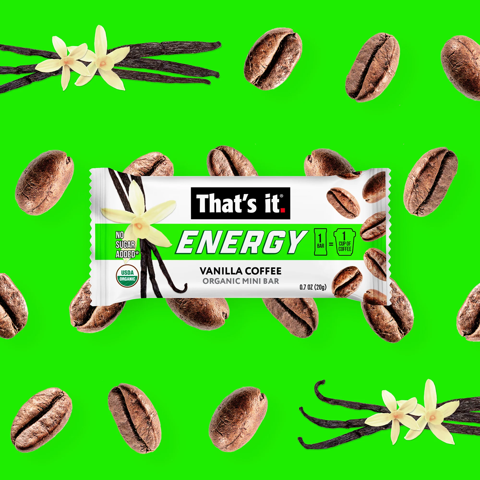 Vanilla Coffee Organic Energy Mini Bars - Image 6